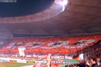 Macht nicht nur in der BL eine gute Figur – Choreo der VfB-Fans bei einem UEFA-Cup-Spiel gegen Celtic